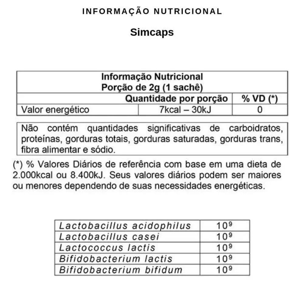 Simfort Mix de Probióticos Vitafor 30 Sachês de 2g Mednutri Store Distribuidora de produtos alimentação formulas infantis Belem PA 02